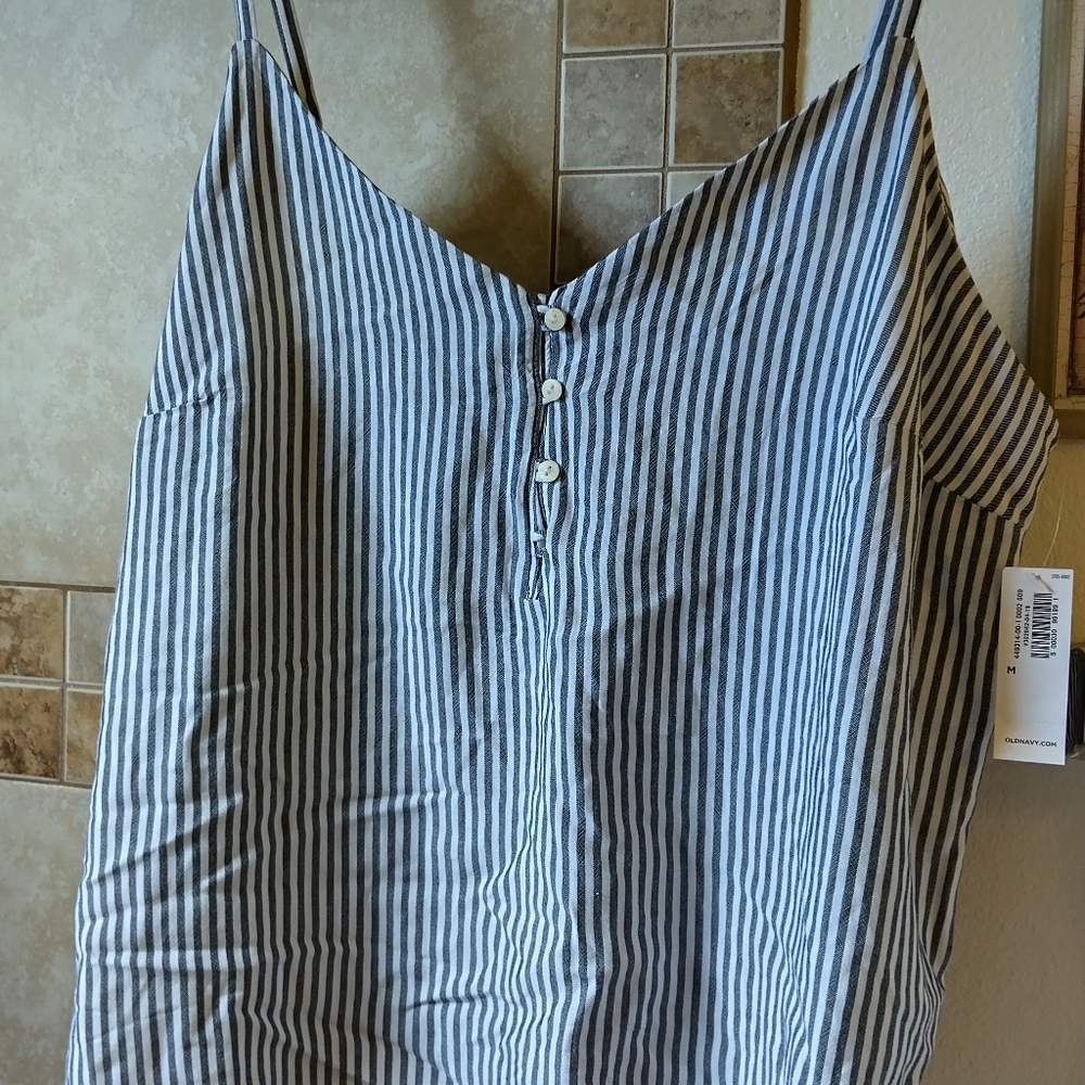 Striped cropped cami top